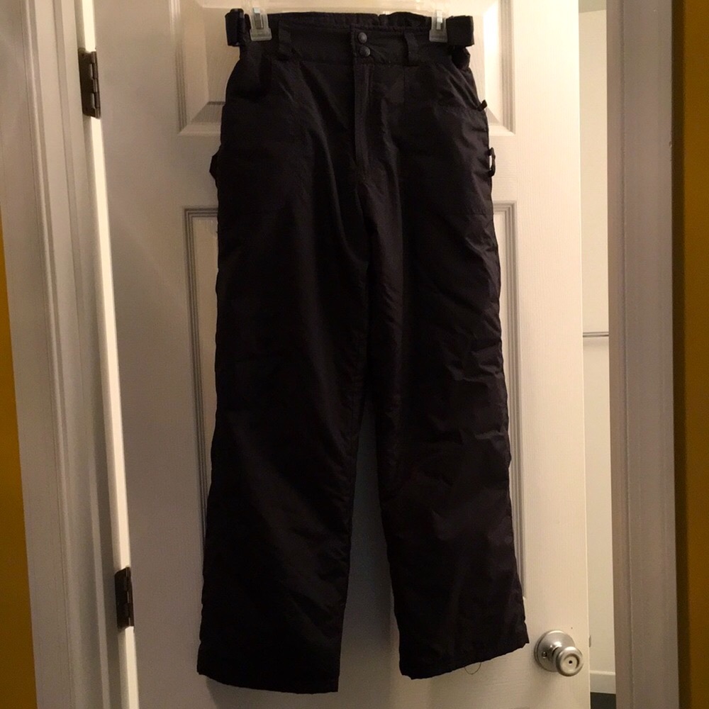 Kids Black Ski Pants